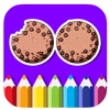 Candy Cookies Coloring Book Games