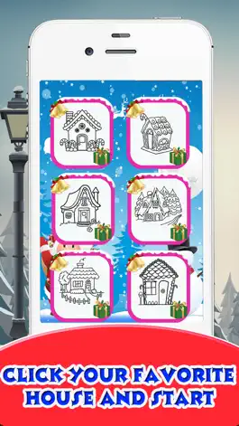 Game screenshot Christmas House Coloring Book apk