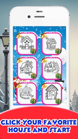 Christmas House Coloring Book(圖2)-速報App