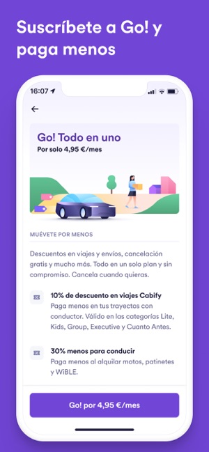 Cabify en App Store
