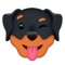 Send cute Rottweiler emojis anywhere you message