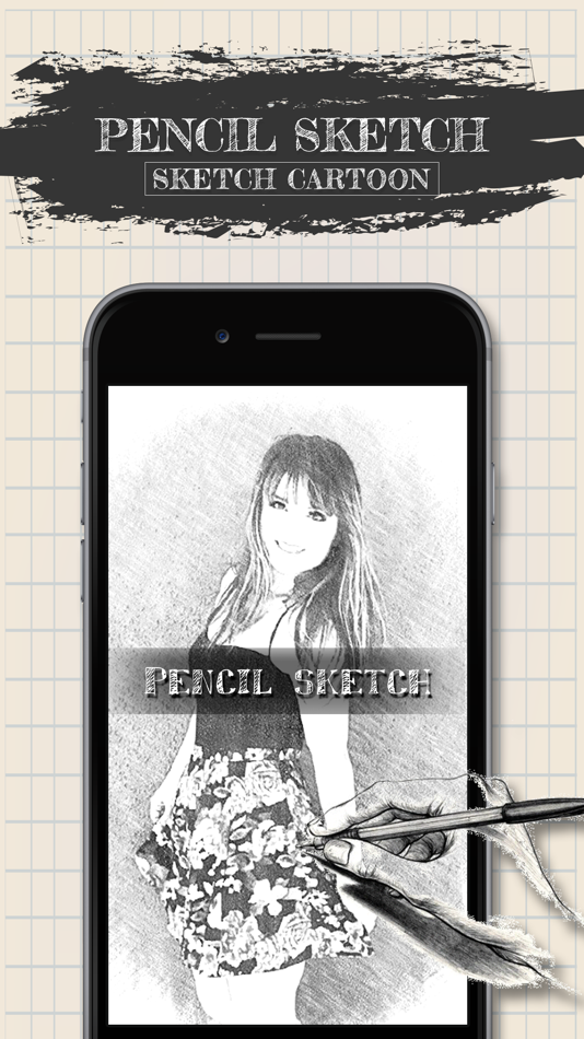 #1. Pencil Sketch-Sketch Cartoon (iOS) Podle: Arti Sharma