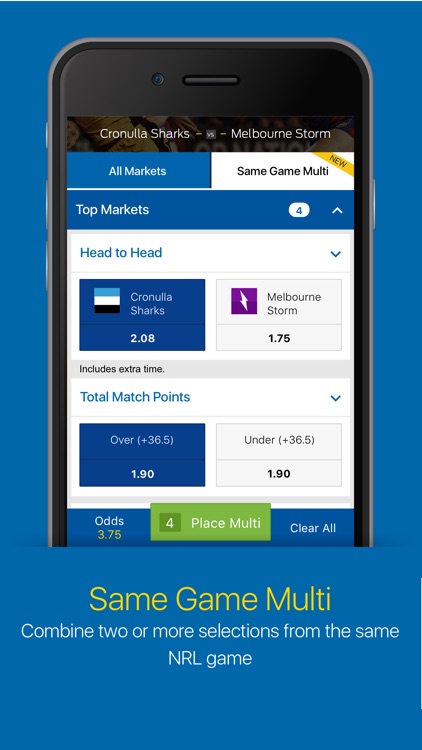 Sportsbet – Online Horse Racing and Sports Betting screenshot-0