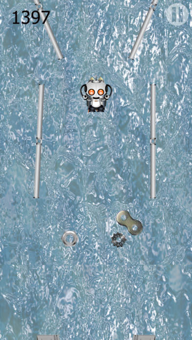 Screenshot #3 pour Super robot falls in 2 gravity pit - chute jeux