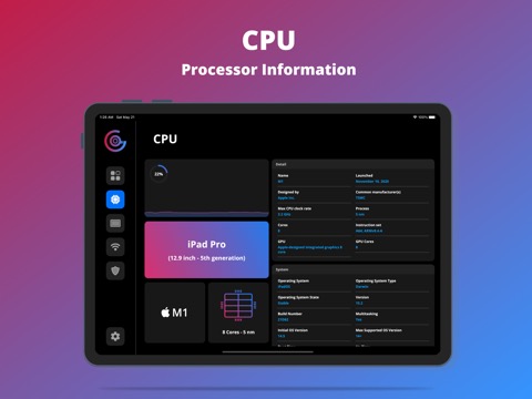 G-CPU:Monitor CPU, RAM, Widgetのおすすめ画像3