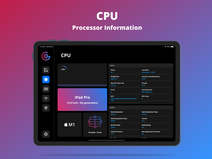G-Info Monitor CPURAMWidget