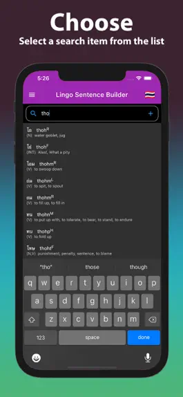 Game screenshot THF Thai Language Romanization apk