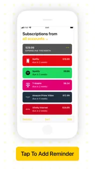 Track Subscriptions - DuesX iphone bilder 0