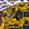 "Stegosaurus is a bulldozer robot of the Storm Dragon