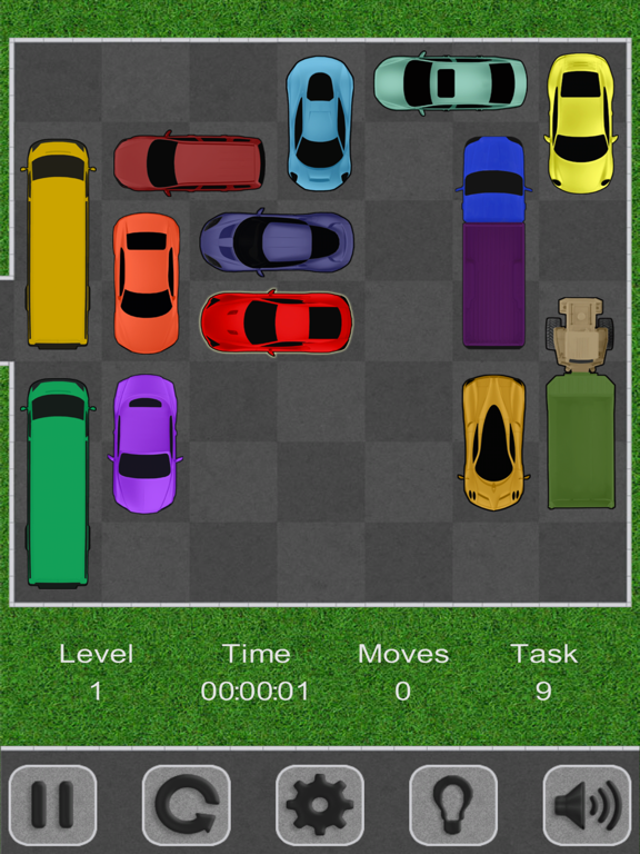 Unblock it! Red car iPad screenshot