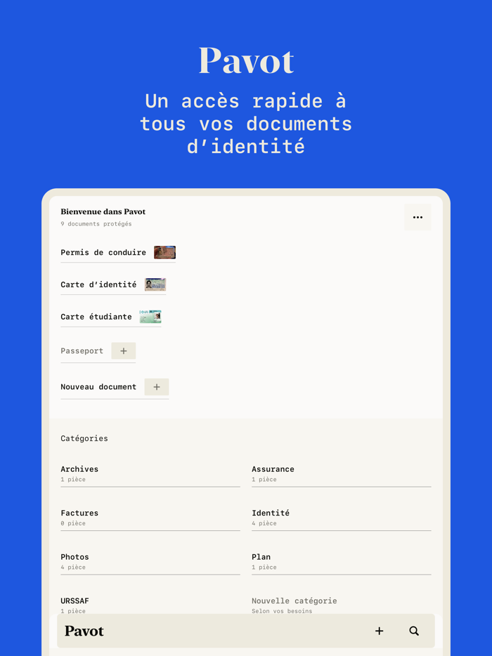 Pavot - Coffre fichiers photos