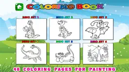 Game screenshot Динозавр Free Kids Книжка-раскраска - Словарь hack