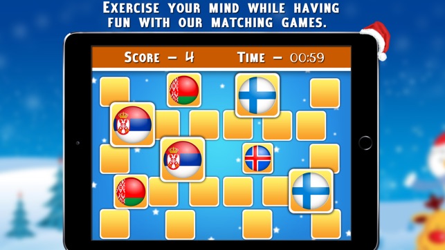 Christmas Country Matching Cards - Christmas Games(圖2)-速報App