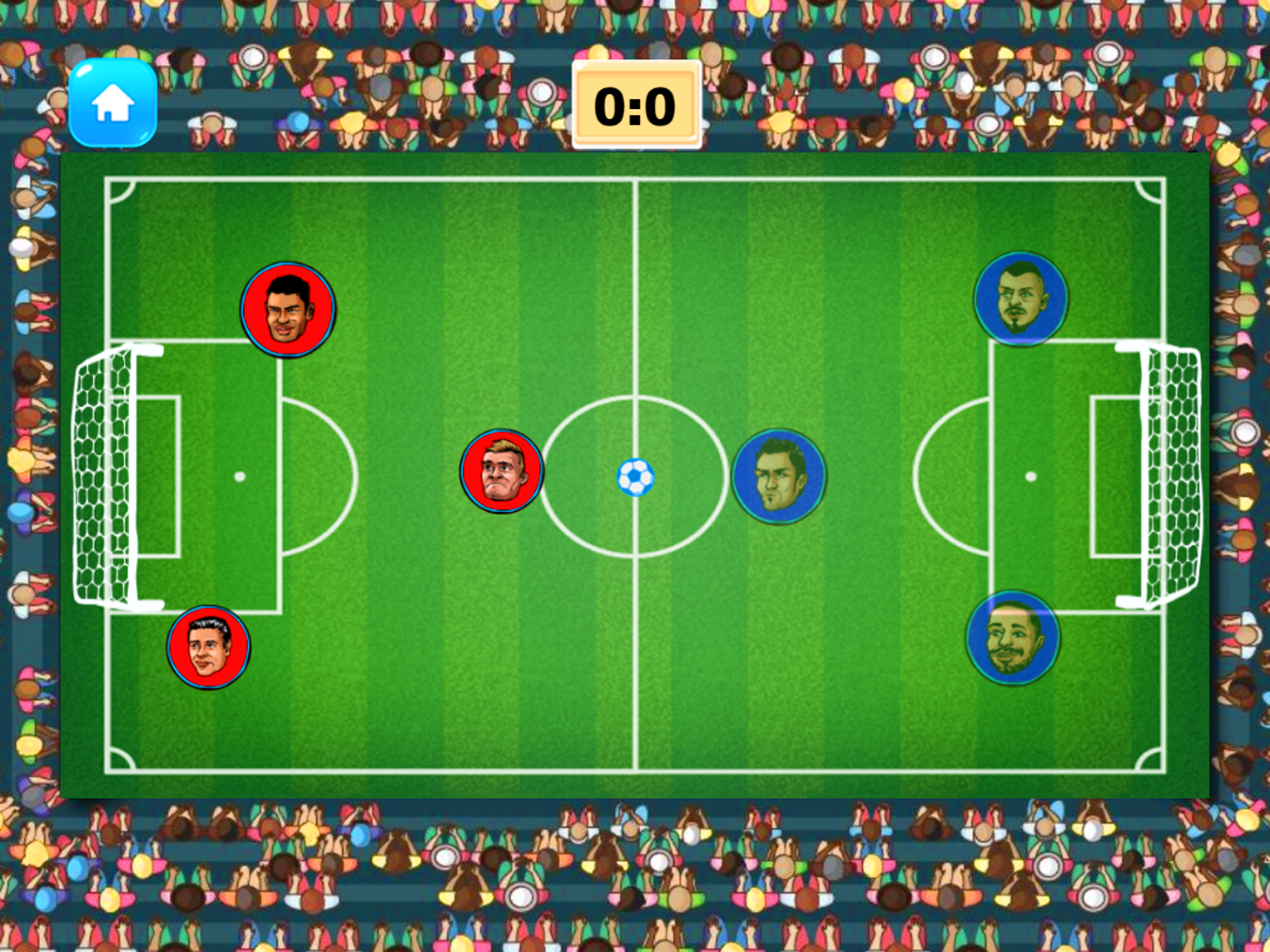 Touch Soccer Futsal Shoot - Two Player Football screenshot 5