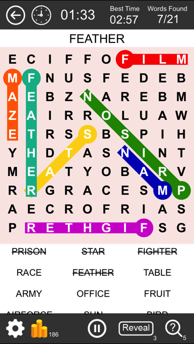 Word Search Pro words finder Puzzleのおすすめ画像1