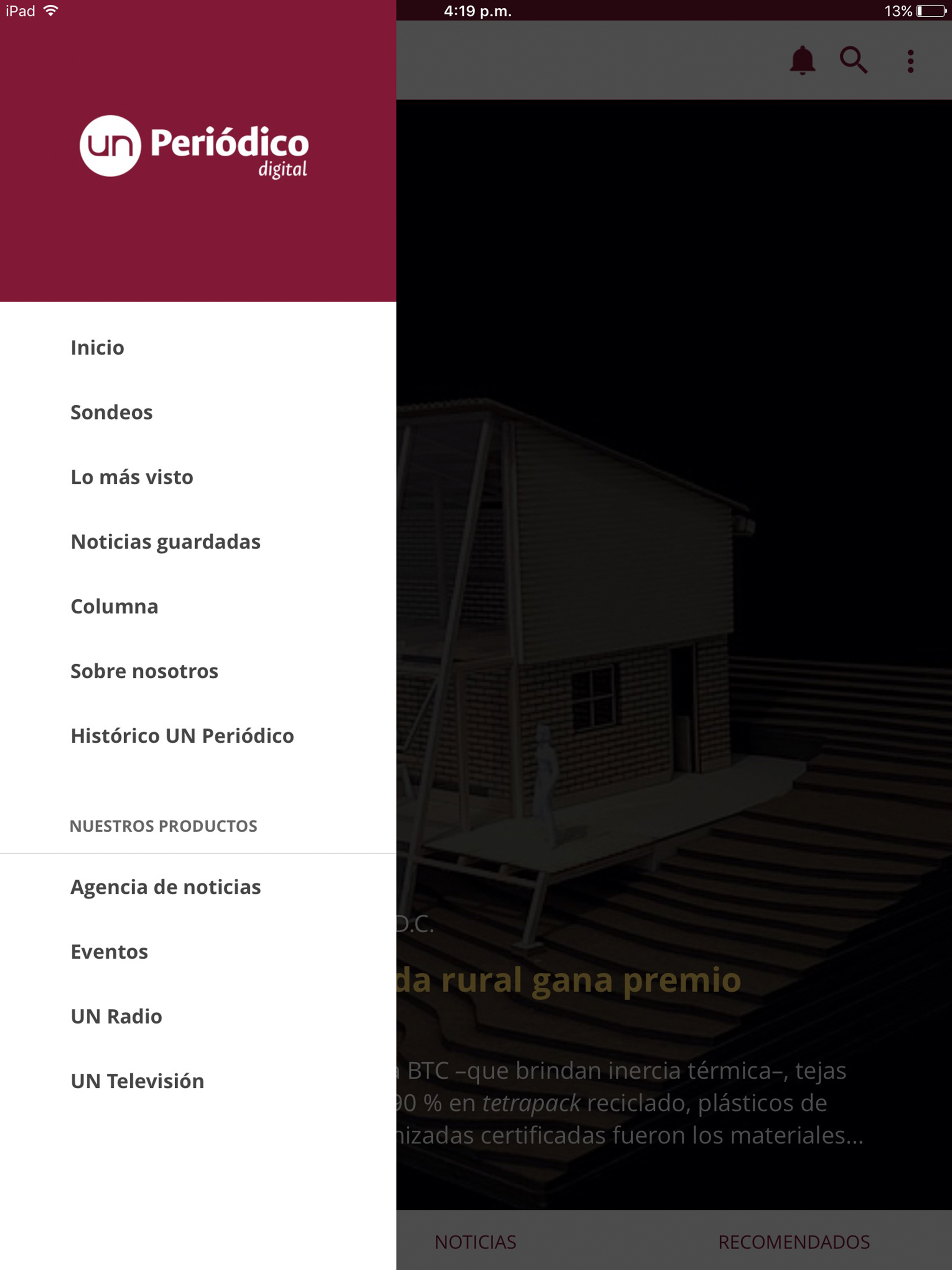 Periodico UNAL screenshot 5