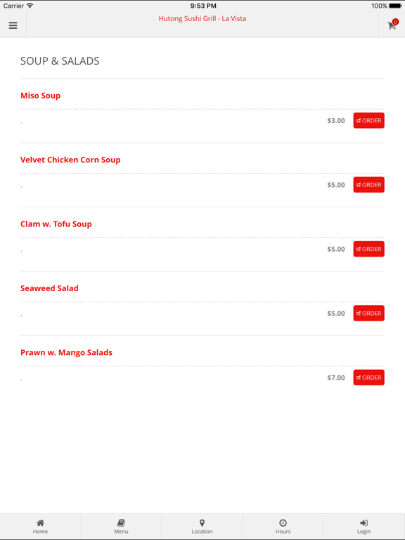 Screenshot #6 pour Hutong Sushi & Grill La Vista