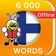 6000 Words - Learn Finnish Language & Vocabulary app icon - Education app for iPhone
