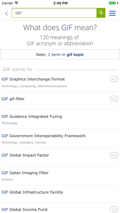 Screenshot #3 pour All Acronyms Free