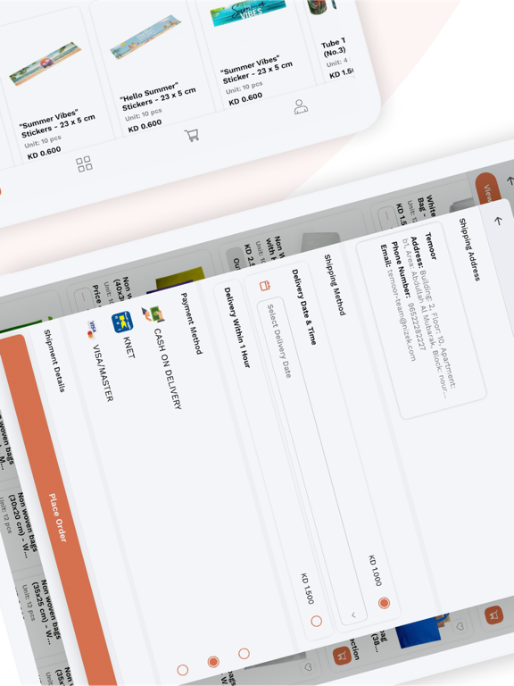 Temoorst iPad screenshot 7 - Shopping app