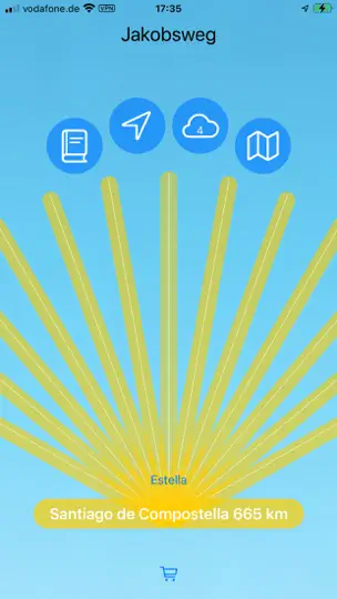 Screenshot von Camino Map auf dem iPhone 1