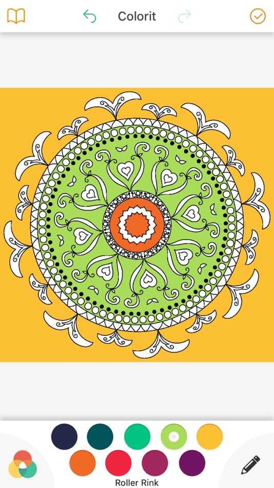 #4. mandala coloring book therapy games for adults (iOS) От: Sim Kemthong