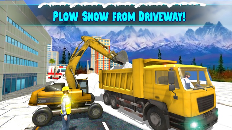 Real-istic Excavator Snow Plow Sim-ulator Crane
