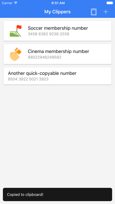 Screenshot #1 pour MyClipper