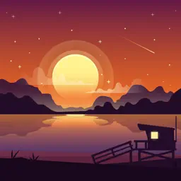 Background noise White calming night sounds of fan app icon