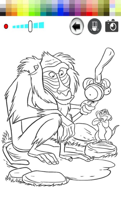 Baboon Painting For Kid