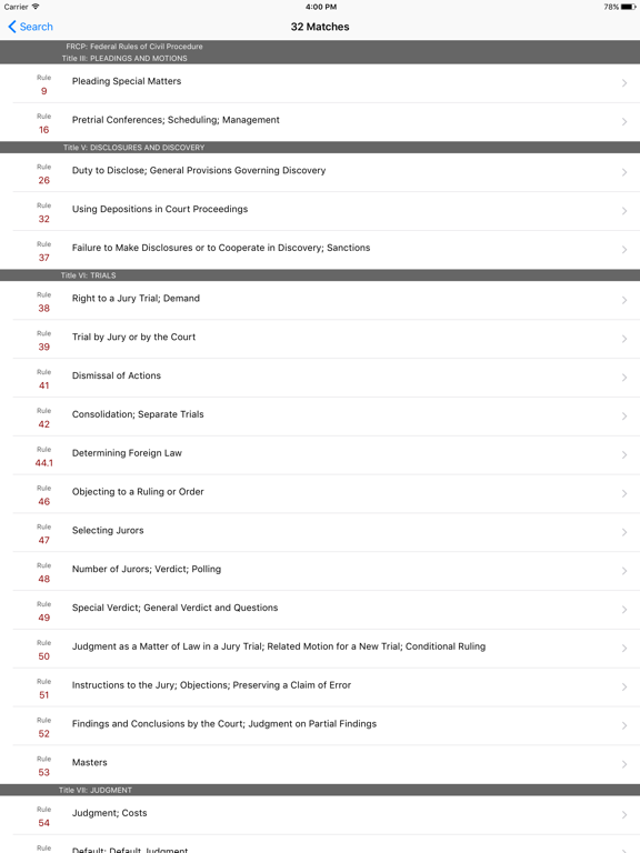 Federal Rules of Civil Procedure (LawStack's FRCP)のおすすめ画像5