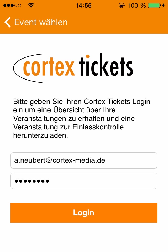 Cortex Tickets screenshot 2