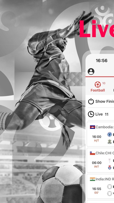 Calfscore-Football Scores live Screenshot