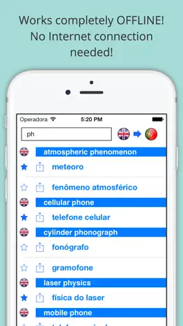 Game screenshot Offline English Portuguese Dictionary (Dicionário) mod apk