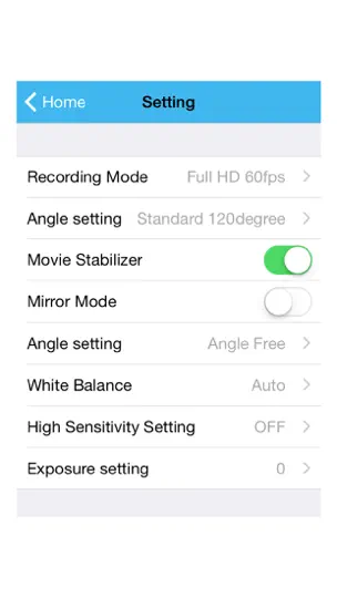 Screenshot von SPORT CAMERA auf dem iPhone 4