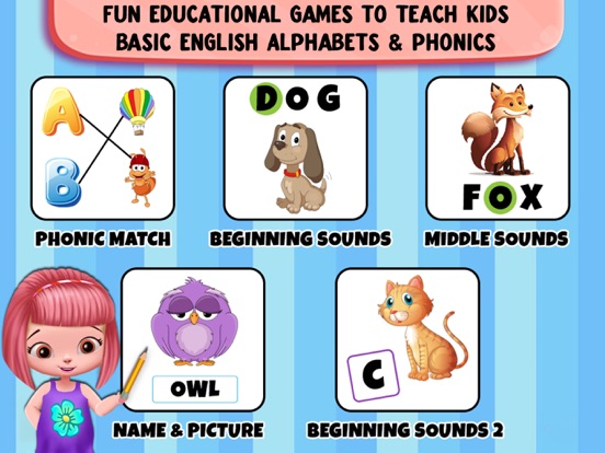 Screenshot #5 pour EduLand - Preschool Kids Learn English ABC Phonics