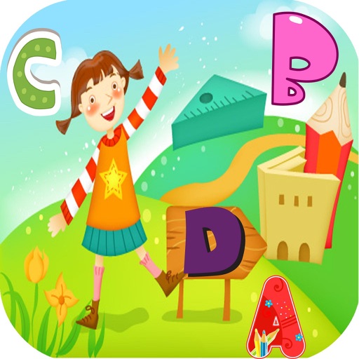 ABC Kids Learning Vocabulary English Animal Words Icon