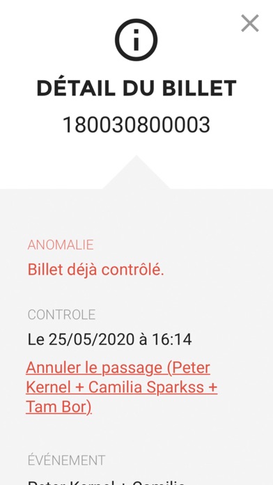 SUPERSONIKS - Billetterie Screenshot