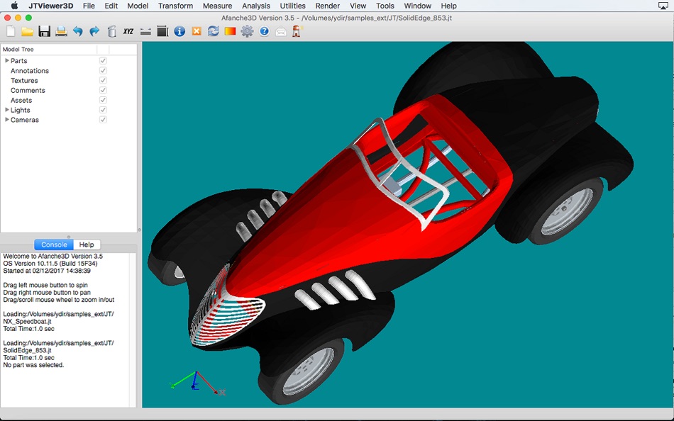 #2. JT Viewer 3D (macOS) 由: Afanche Technologies, Inc.