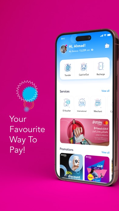 Zain Cash Jordan Screenshot