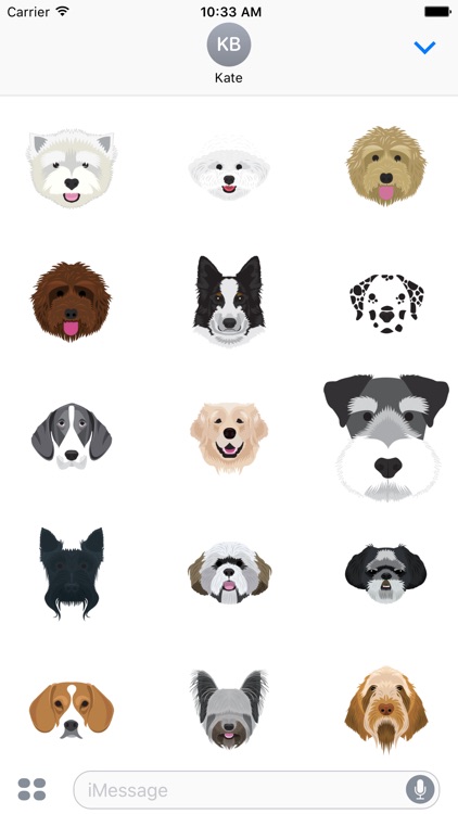 Dogs Selfie - Redbubble sticker pack