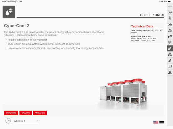 STULZ Products and Services iPad screenshot 5 - Reference app
