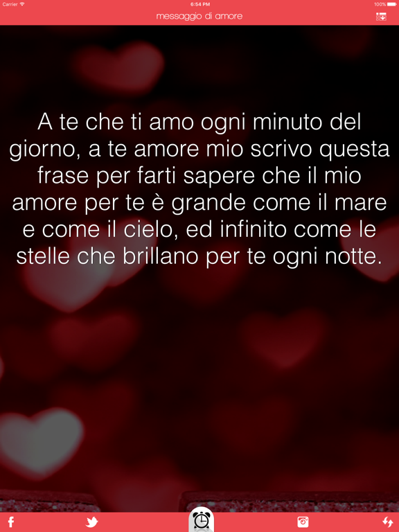 Screenshot #5 pour messaggio di amore