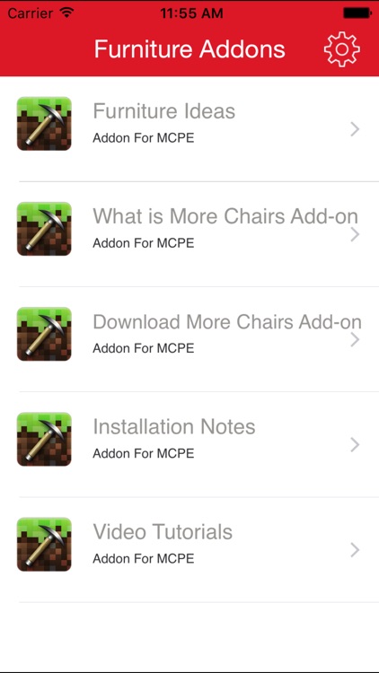 Furniture Addon For Minecraft PE One Touch Install