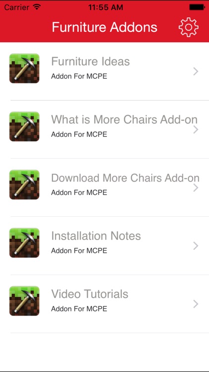 Furniture Addon For Minecraft PE One Touch Install