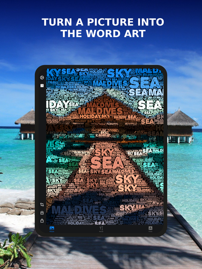 TextPhoto Word Art From Pic