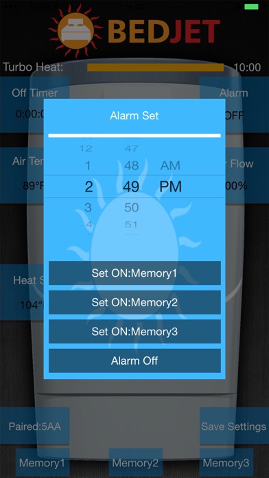 BedJet Remote Control Screenshot 3 - AppWisp.com BedJet Remote Control Screenshot 3 - AppWisp.com