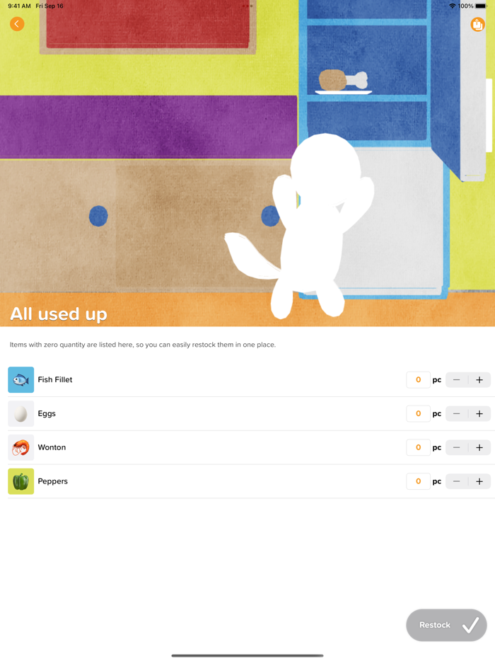 Tino - Your Items and Groceries