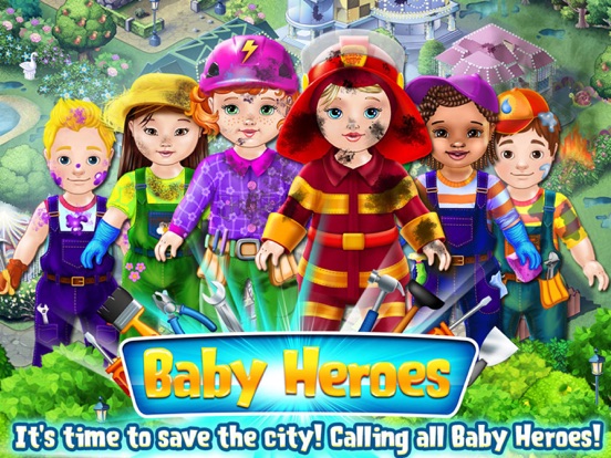 Baby Heroes - Save the City! iPad app afbeelding 1
