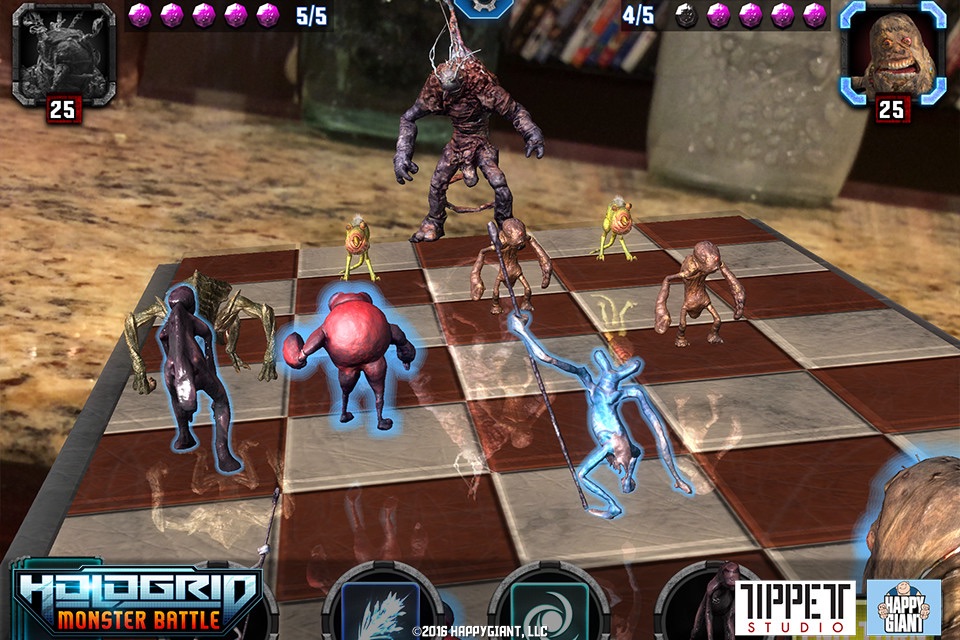 HoloGrid: Monster Battle screenshot 2